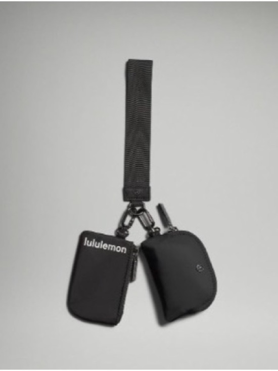 lululemon athletica Accessories - Lululemon dual pouch wristlet Black